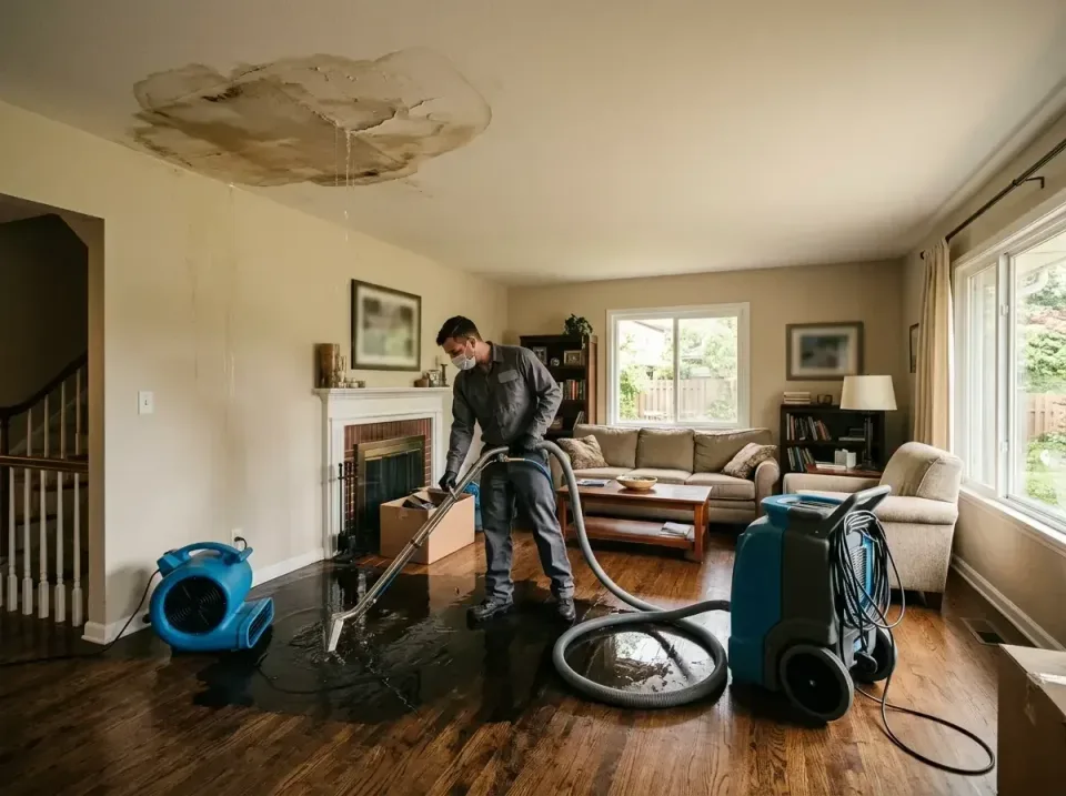attic-pipe-burst-ceiling-drip-008 — frequently asked questions, Water Damage Restoration & Carpet Care in Fairfax, IA